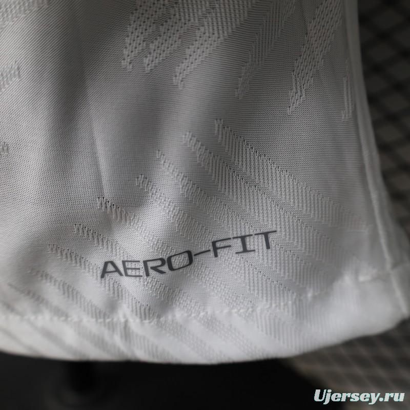 Player Version 2026 Brazil White with Palm Leaf Pattern Special Edition Jersey