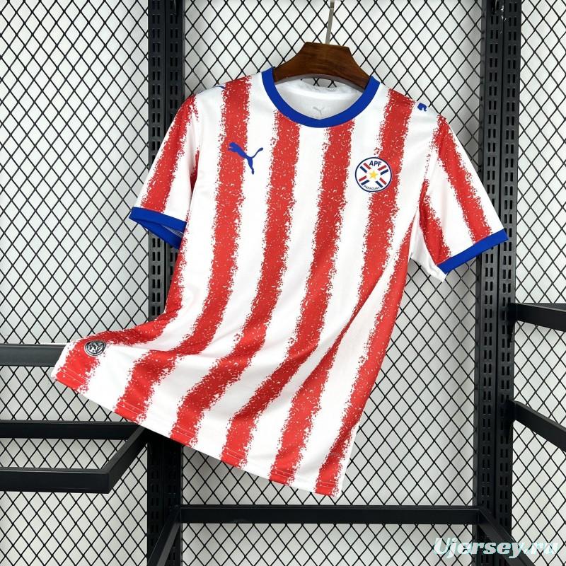 2026 Mens Paraguay World Cup Home Jersey