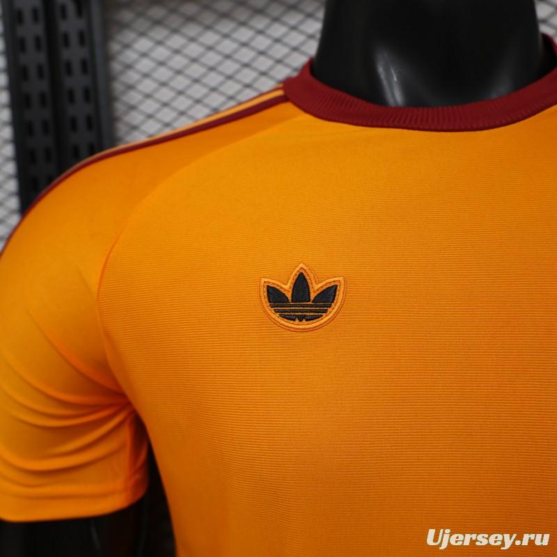 Player Version 26/27 AS Roma x Adidas Originals Orange Special Edition Jersey