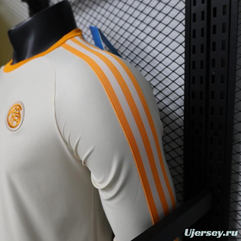 Player Version 26/27 Bayern Munich Cream White 1990 Vintage Remake Long Sleeve Jersey