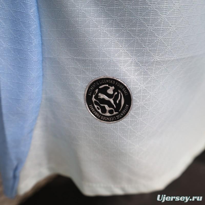 Player Version 26/27 Manchester City Sky Blue with White Side Panel Home Jersey