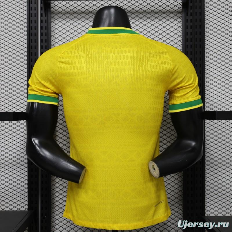 Player Version 2026 Brazil Home Yellow  Special Edition  Jersey
