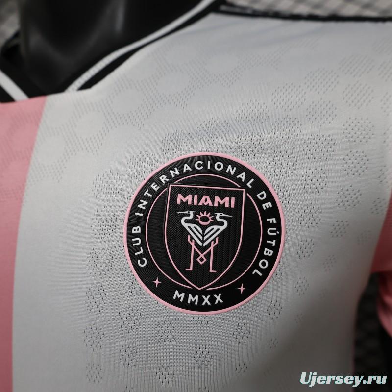 Player Version 26/27 Inter Miami CF  Pink & White with Split Panel Home Jersey