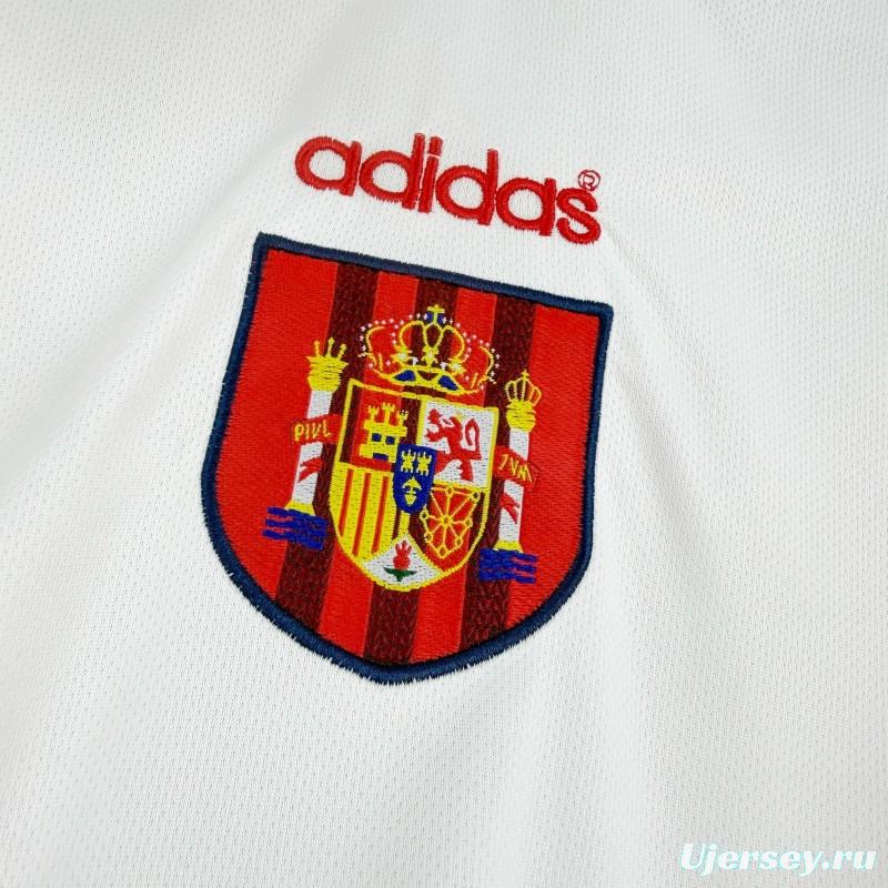 1996 Retro Spain Away Long Sleeve Jersey