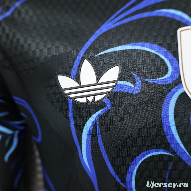 Player Version  26/27  Argentina  Black & Blue  Long Sleeve Jersey
