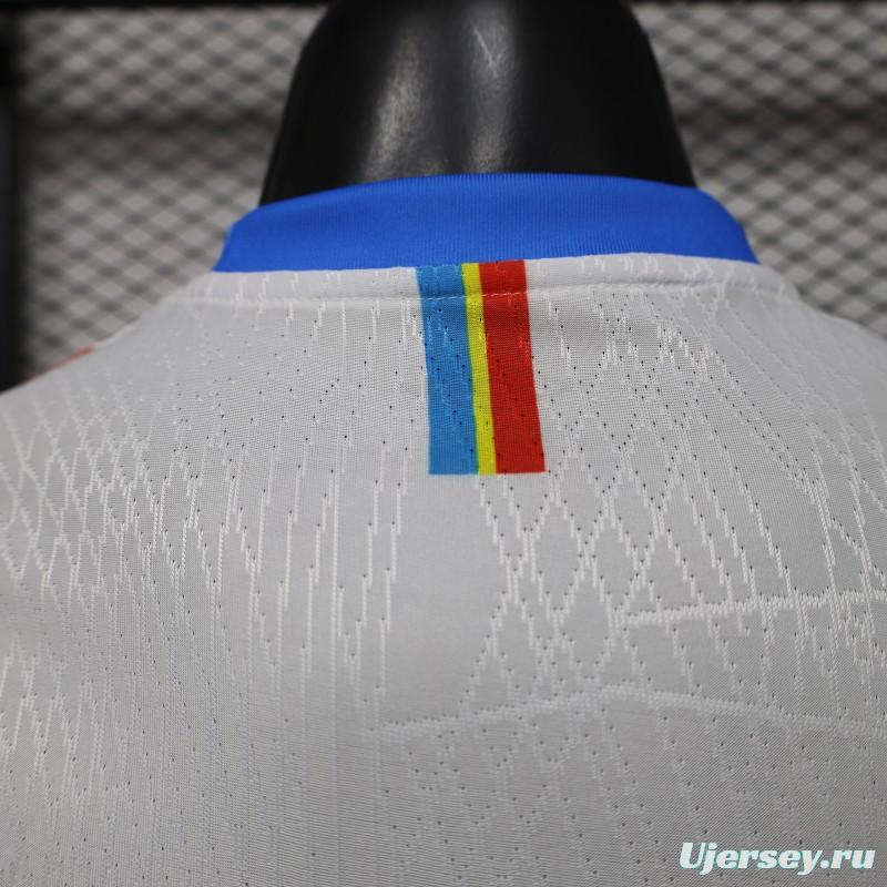 Player Version 26/27  DR Congo  White & Sky Blue  Special Edition Away Jersey