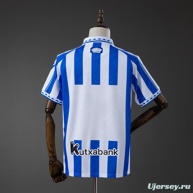 25/26 Real Sociedad Retro Style Jersey S