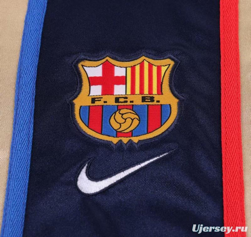 Retro Kids 01/02 Barcelona Away Jersey