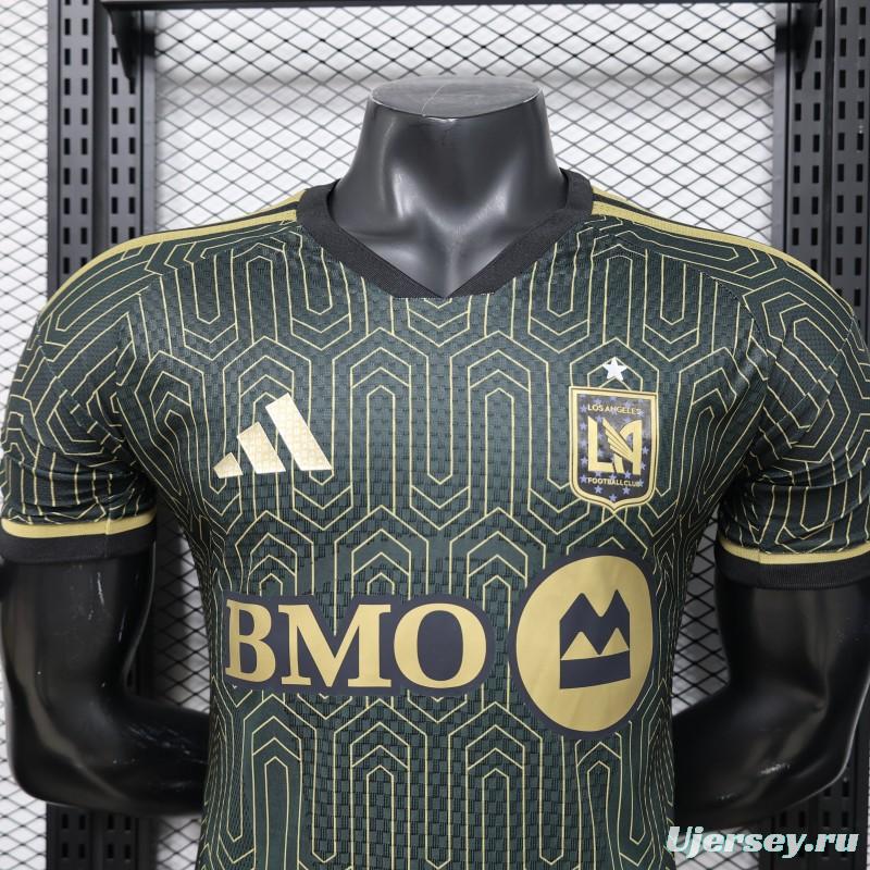 Player Version 2026 LAFC Home Black with Gold   Jersey