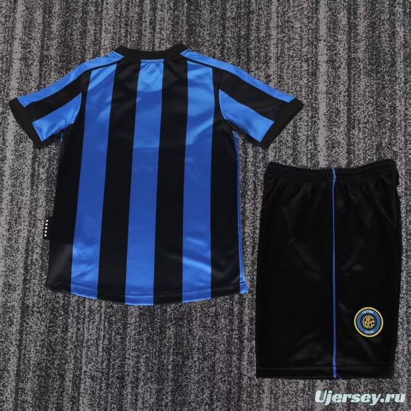 Retro Kids 99/00 Inter Milan Blue-Black Home Jersey