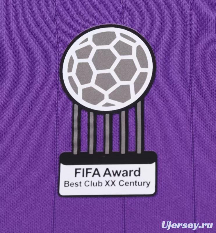 Retro Kids 06/07 Real Madrid Away Purple Jersey