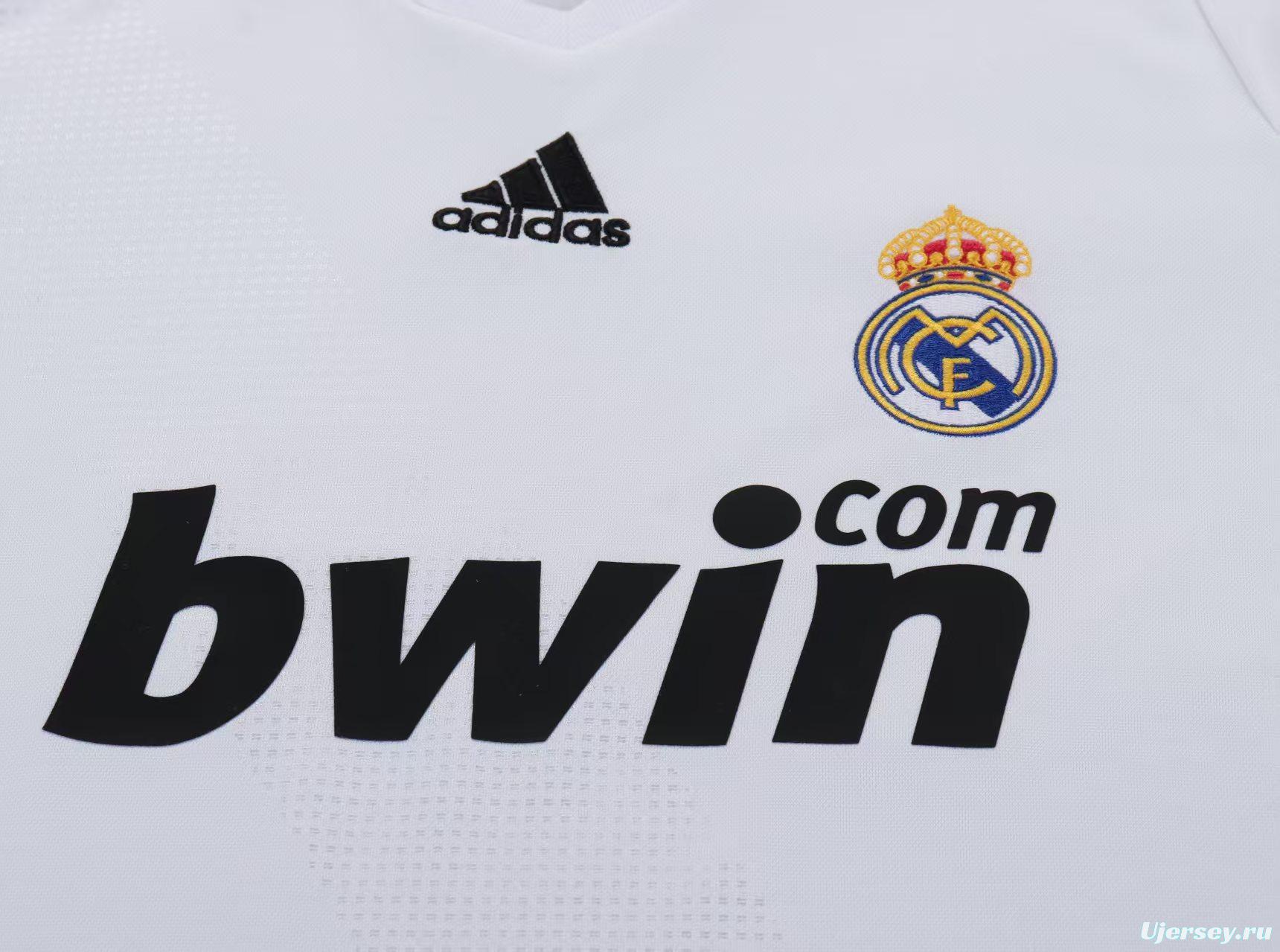 Retro Kids 08/09 Real Madrid Home Jersey