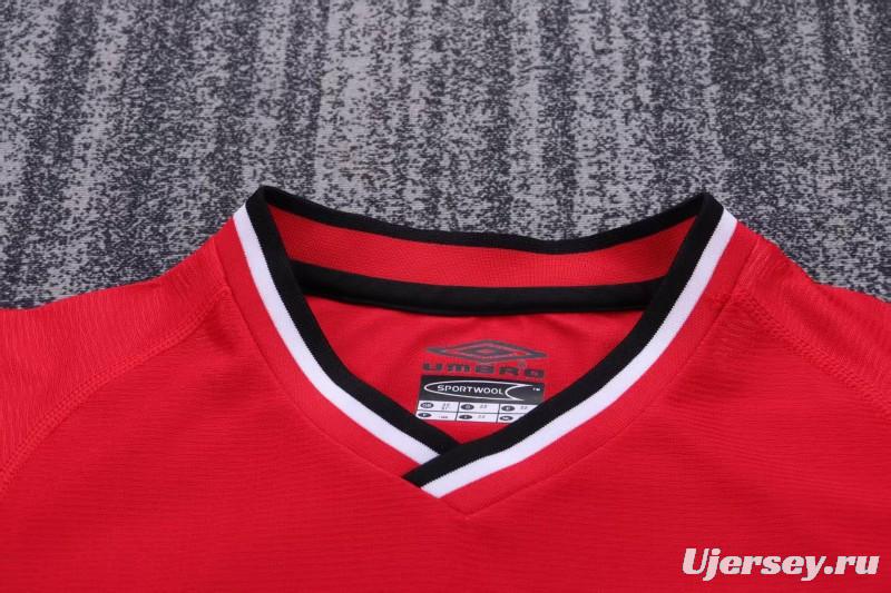 Retro 2000/02 Kids Manchester United Red Home Jersey