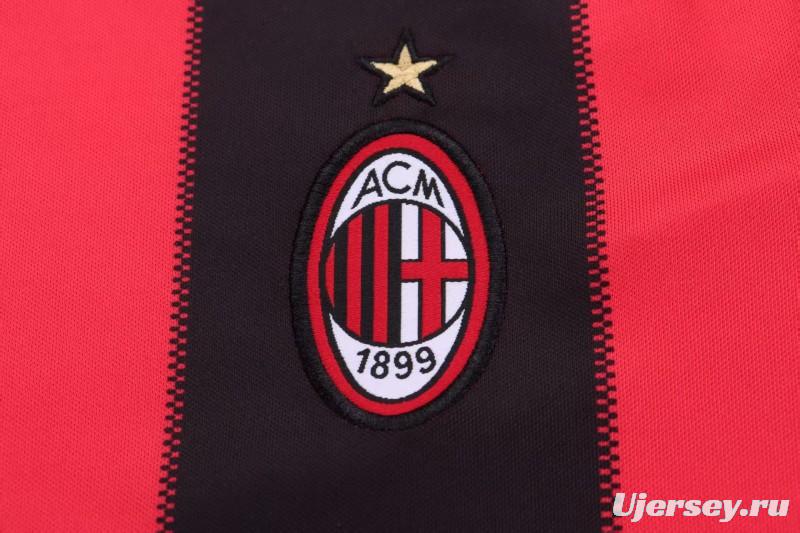 Retro Kids 11/12  AC Milan Home Jersey