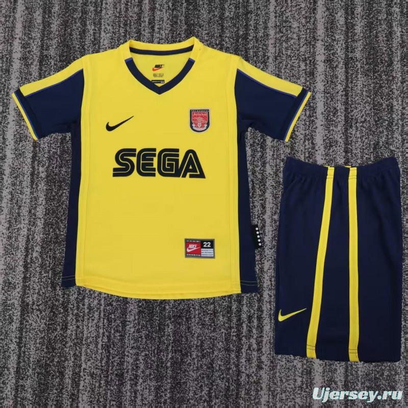 Retro Kids 00/01 Arsenal Away Jersey