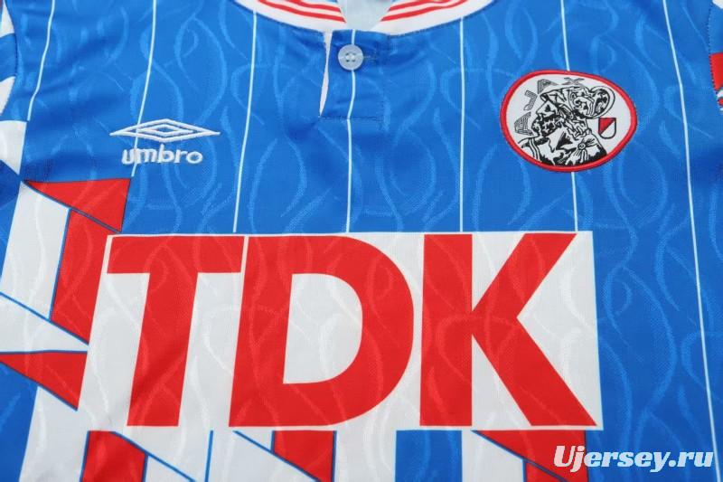 Retro Kids 89/90 Ajax Away Jersey