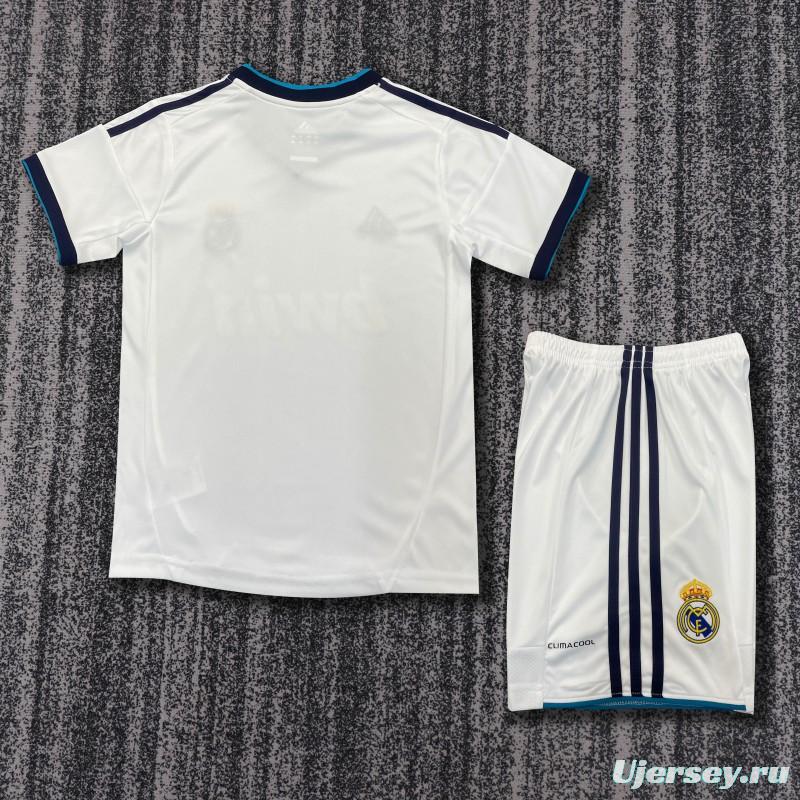 Retro Kids 12/13 Real Madrid Home Jersey
