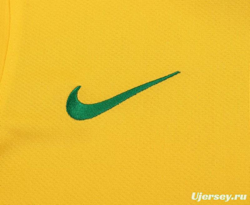 Retro Kids 2006 Brazil Home Jersey