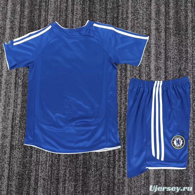 Retro 2006/07 Kids Chelsea Royal Blue Home Jersey
