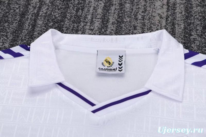 Retro Kids 88/90 Real Madrid Home Jersey