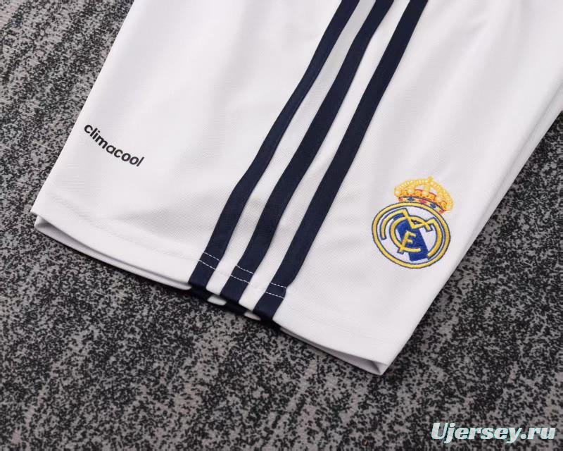 Retro Kids 16/17 Real Madrid Home Jersey