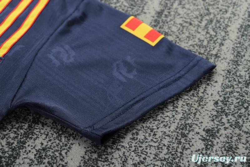 Retro Kids 1996 Spain Away Jersey