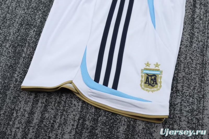 Retro Kids 2006 Argentina Away Jersey