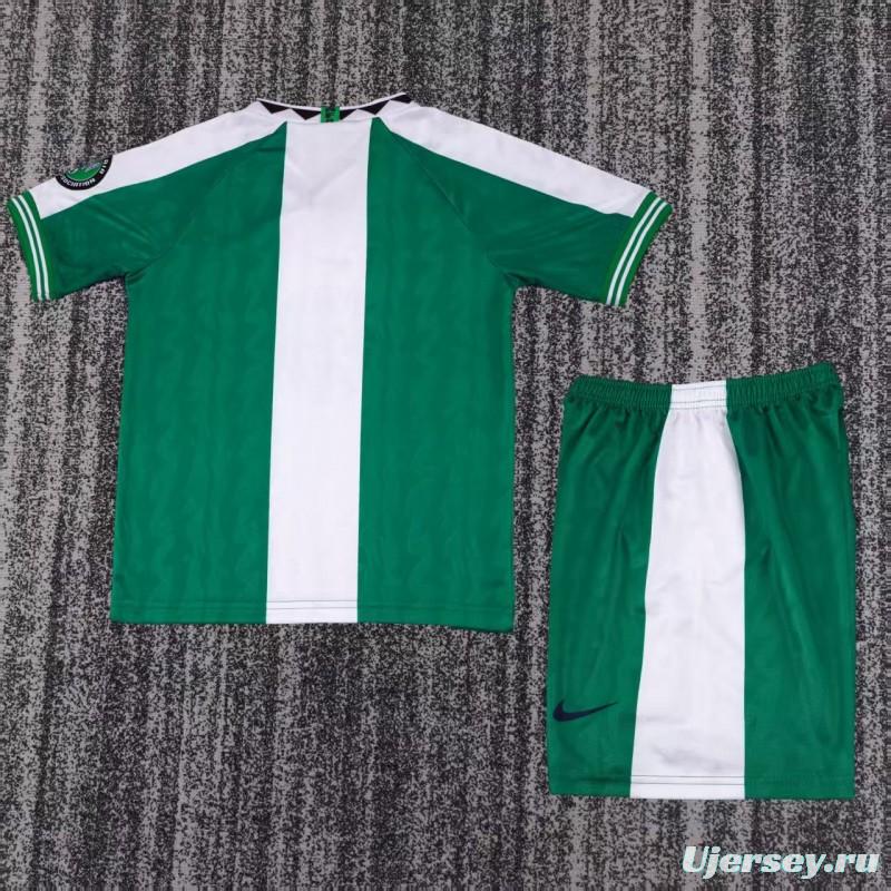 Retro Kids 1996  Nigeria Green Home Jersey