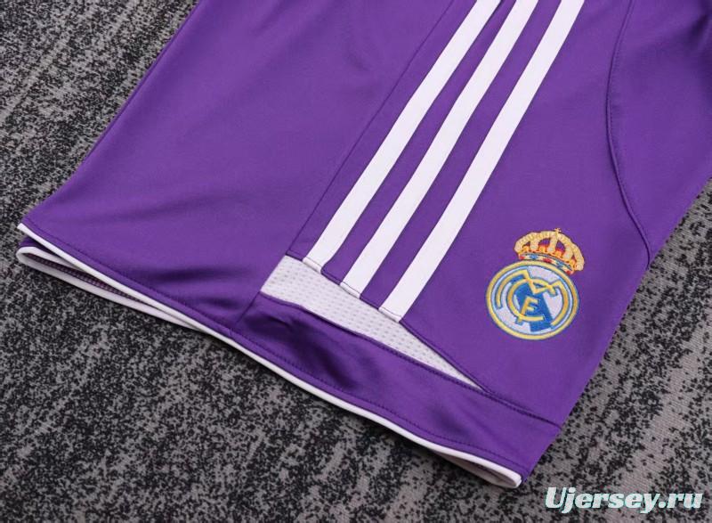 Retro Kids 06/07 Real Madrid Away Purple Jersey