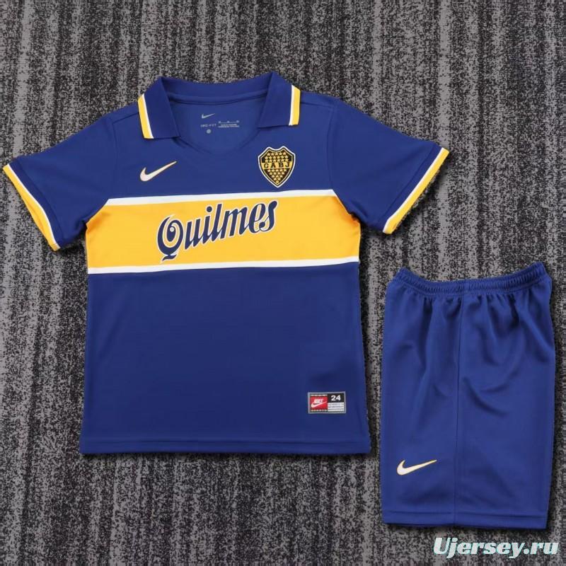 Retro Kids 96/97 Boca Juniors Home Jersey
