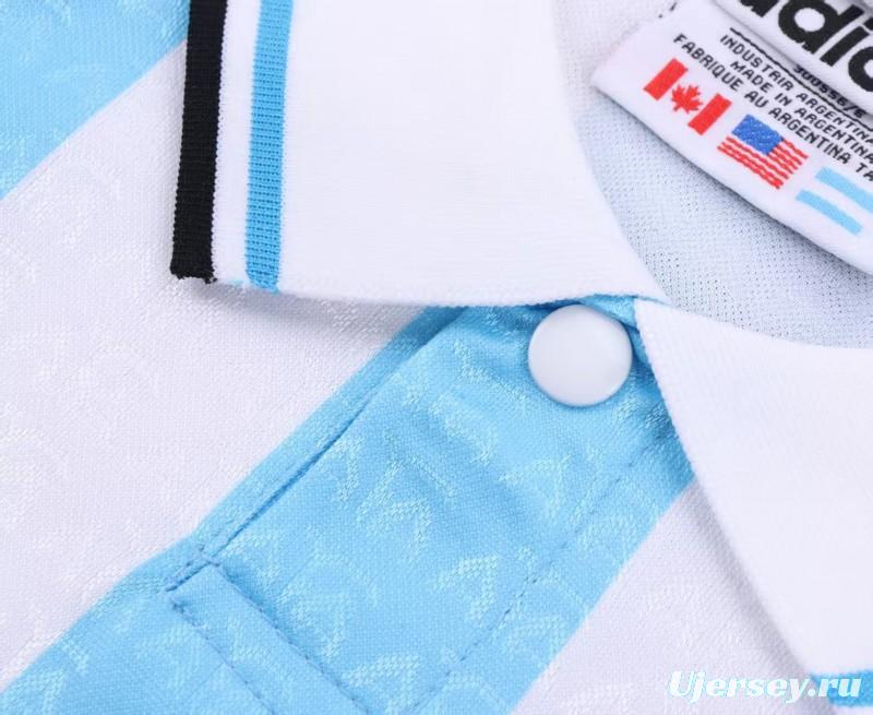 Retro Kids  96/97 Argentina Home Jacquard Jersey