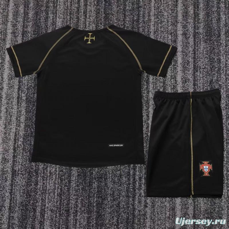 Retro Kids 2006 Portugal Away Jersey