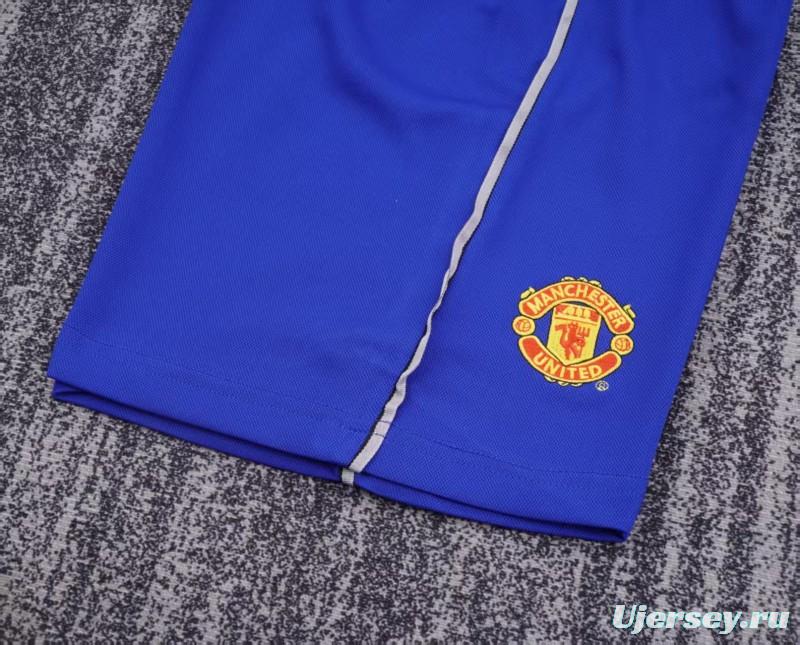 Retro Kids 02/03 Manchester United Blue Third Jersey