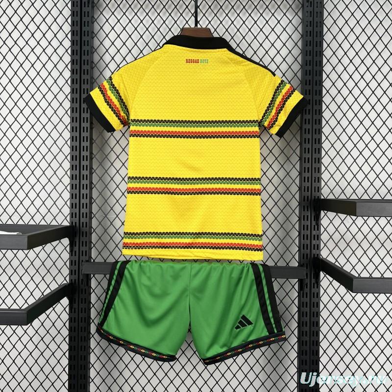 2026 Kids Jamaica X Bob Marley Home Jersey Kit