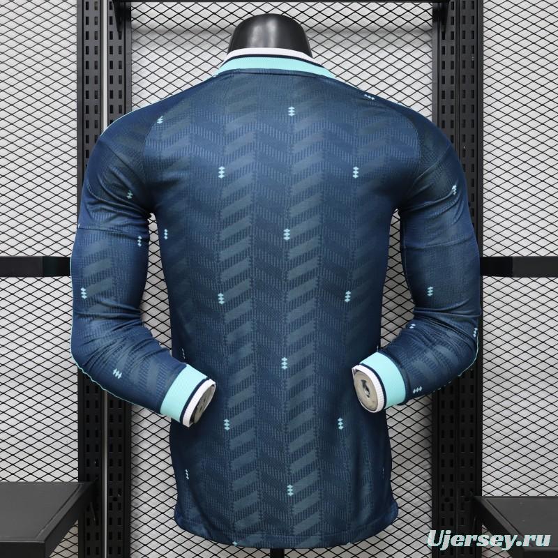Player Version 2026 Germany Away Navy Blue  Long Sleeve Jersey