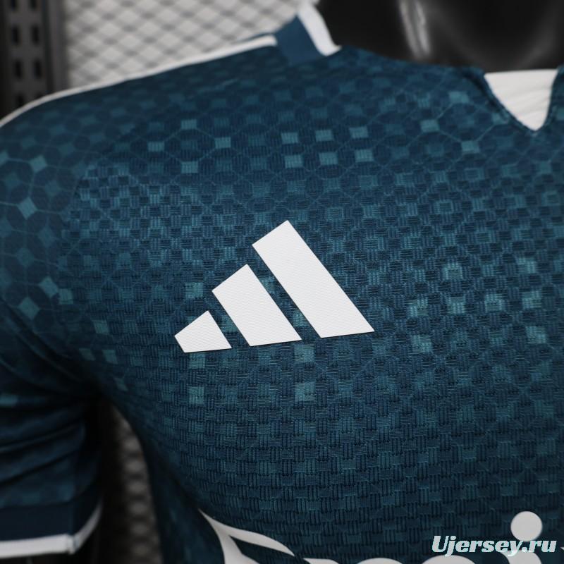 Player Version 26/27 Real Madrid Away Teal Blue  Jersey