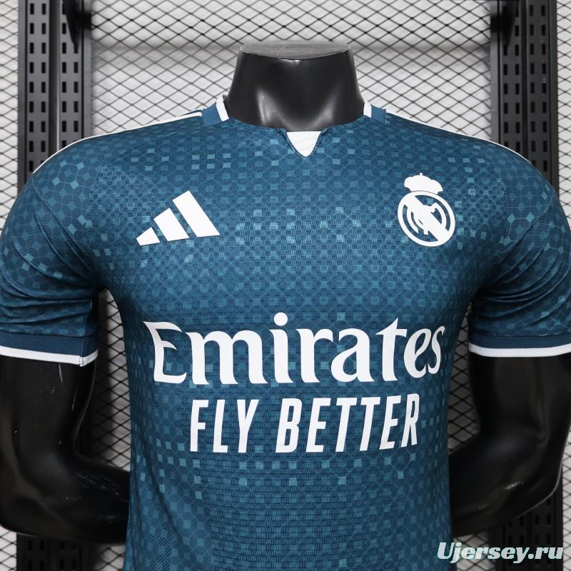 Player Version 26/27 Real Madrid Away Teal Blue  Jersey