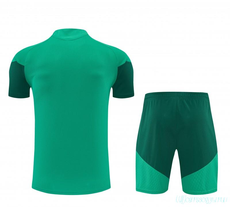 26/27 Algeria  Green Short Sleeve+Soccer Shorts