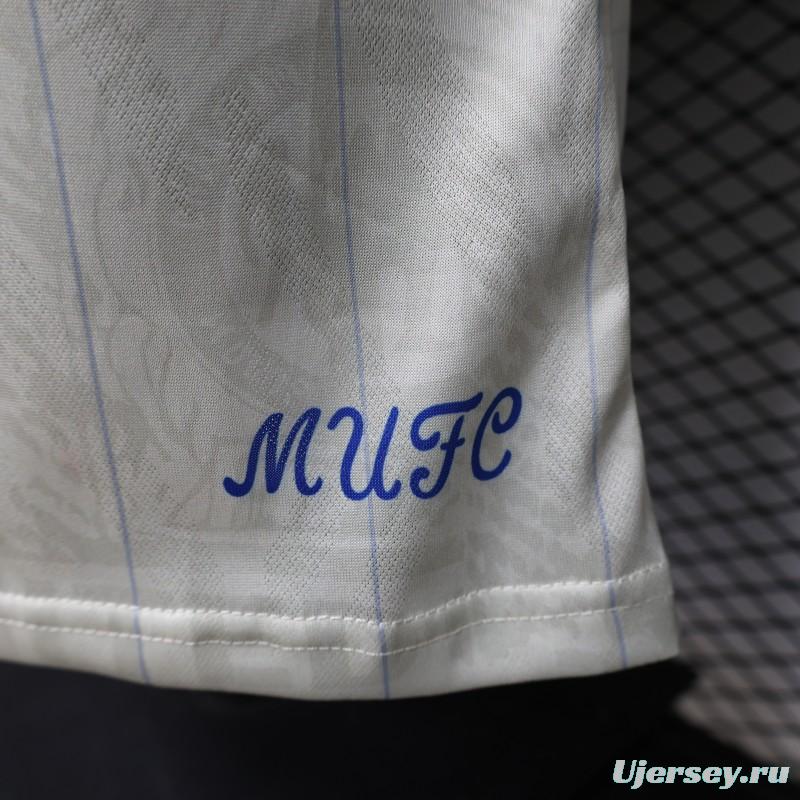 Player Version 26/27 Manchester United Away Cream White Jersey