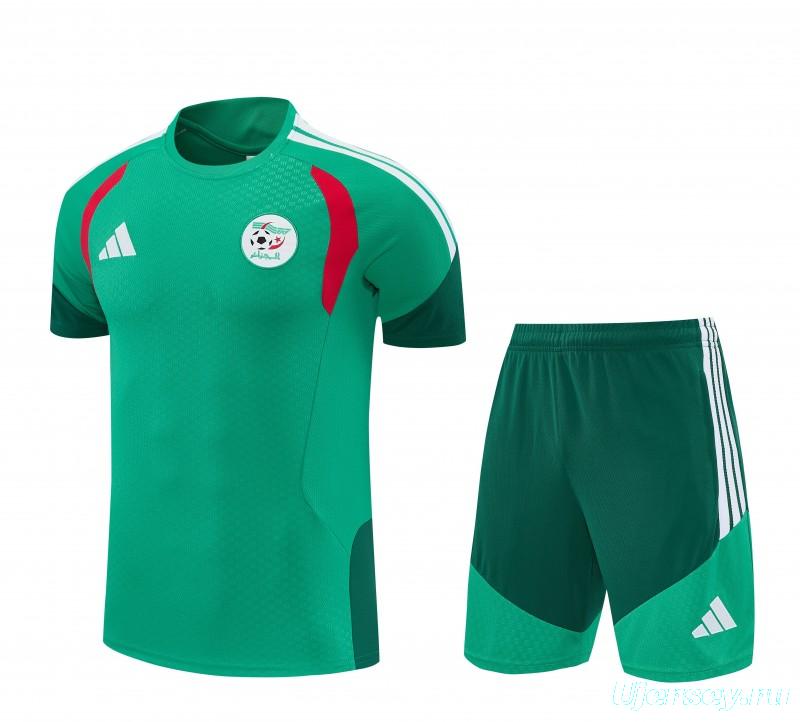 26/27 Algeria  Green Short Sleeve+Soccer Shorts