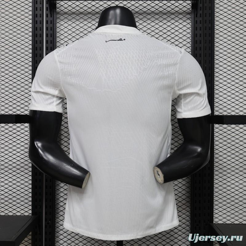 Player Version 2026 Egypt White with Grey  Away Jersey