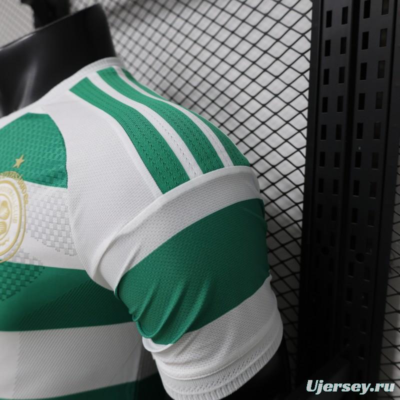 Player Version 26/27 Celtic Green & White Hooped Home Jersey