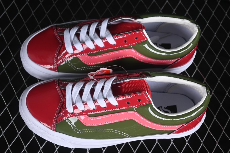 Vans Old Skool Patent Leather Low-Top Casual Skateboarding Shoes - VN000E8VCCZ