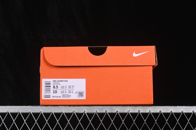 Nike Journey Run Cushioned Low-Top Running Shoes with Slip-Resistant Durable Outsole - FK7718-101