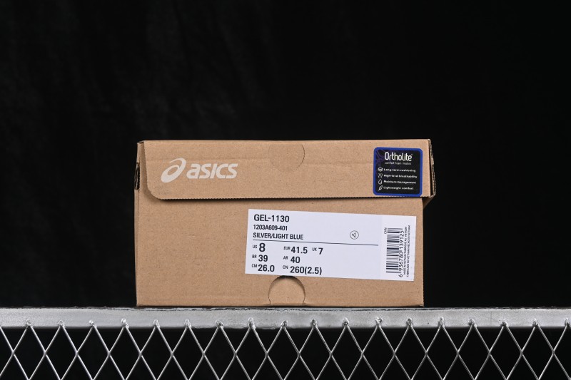 Asics Retro Running Shoes with GEL Cushioning and Mesh Upper - 1203A609-401