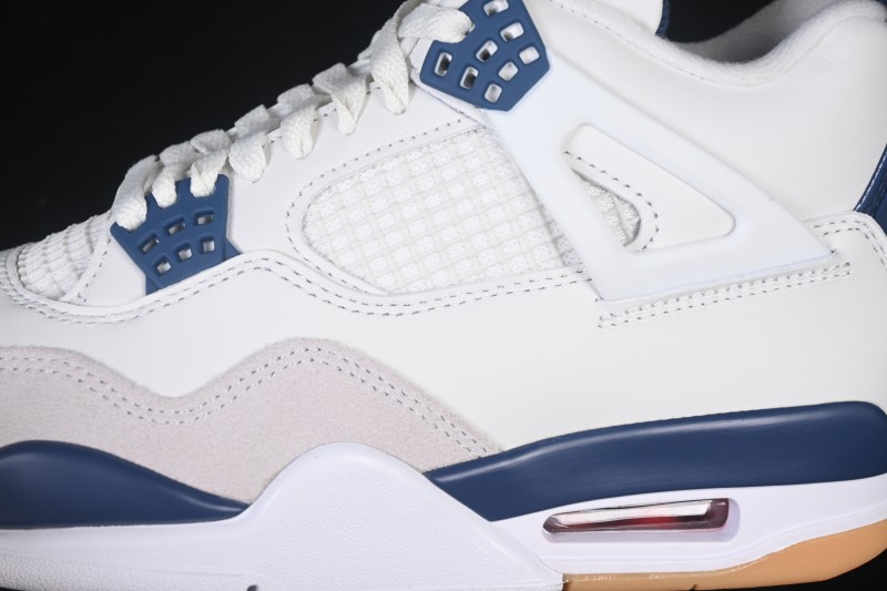 Nike SB x Air Jordan 4 Navy AJ4 Collaboration White Blue - DR5415-100