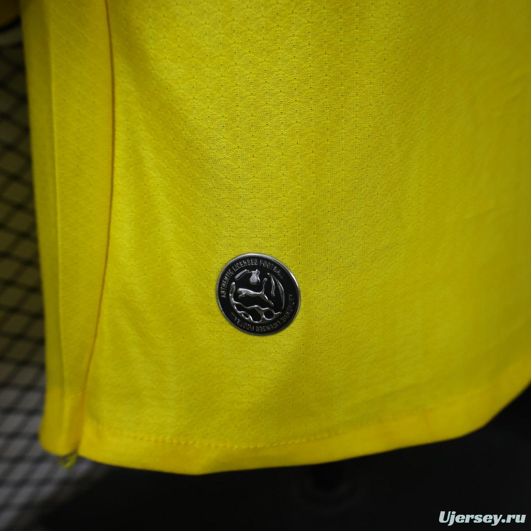Player Version 26/27  Borussia Dortmund Yellow Home Long Sleeve Jersey