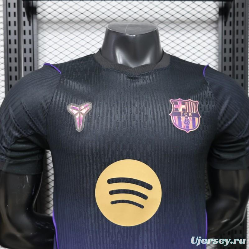 Player Version 26/27 FC Barcelona × Kobe Black & Purple  Special Edition Jersey