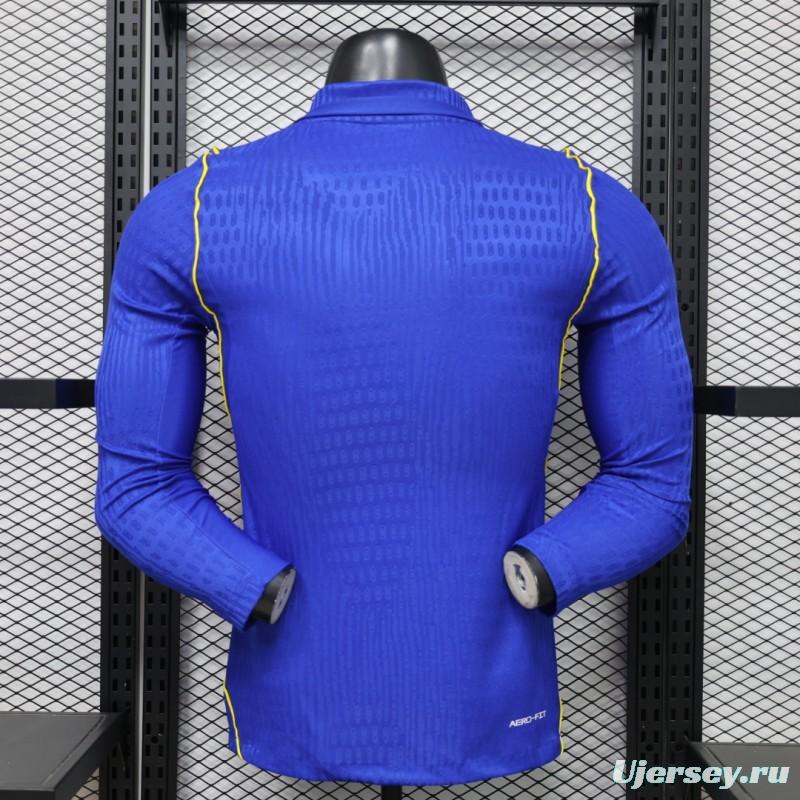 Player Version 26/27 Chelsea Home Polo Collar Long Sleeve Jersey