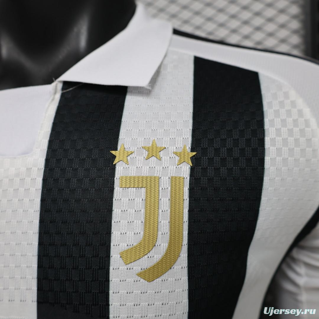 Player Version 26/27 Juventus Home Long Sleeve Jersey
